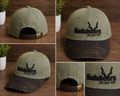 Brown & Green Cap